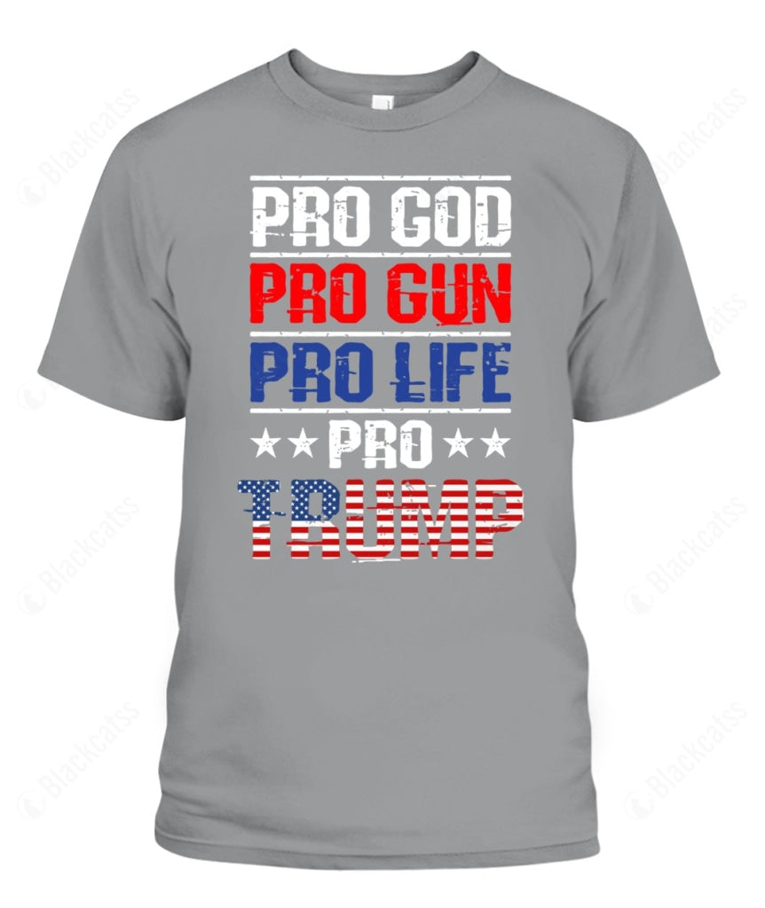 Pro God Gun Life Trump Graphic Apparel