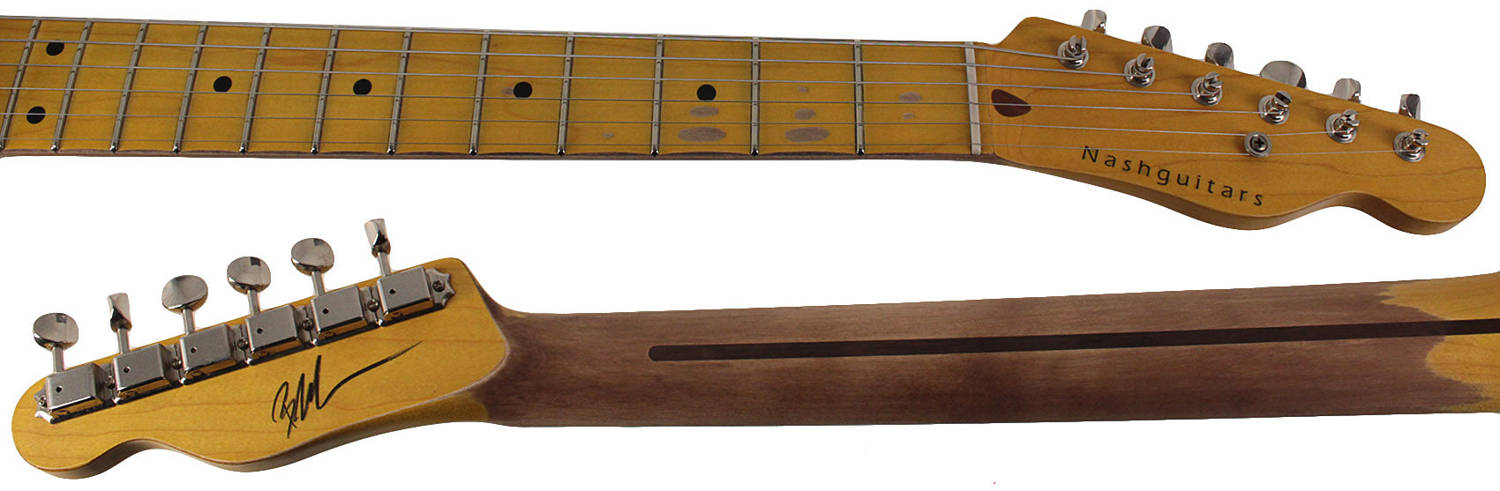 Nash T-52 Guitar, Butterscotch Blonde, Humbucker, Light Aging