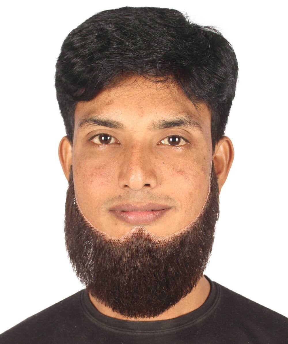 HPO Adult Mens Chin Curtain Style Long Beard Set | Multiple Color Options | HPO