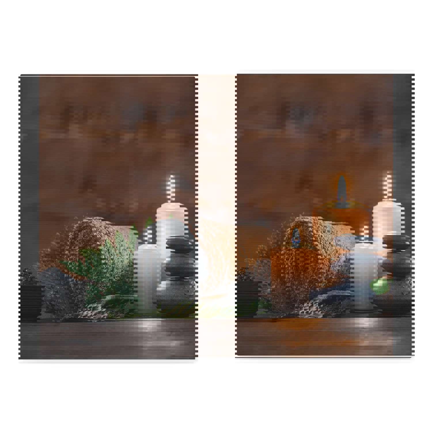 Fern Forest Floral Nature Photography Canvas Wall Art - Ready-to-Hang Home Decor