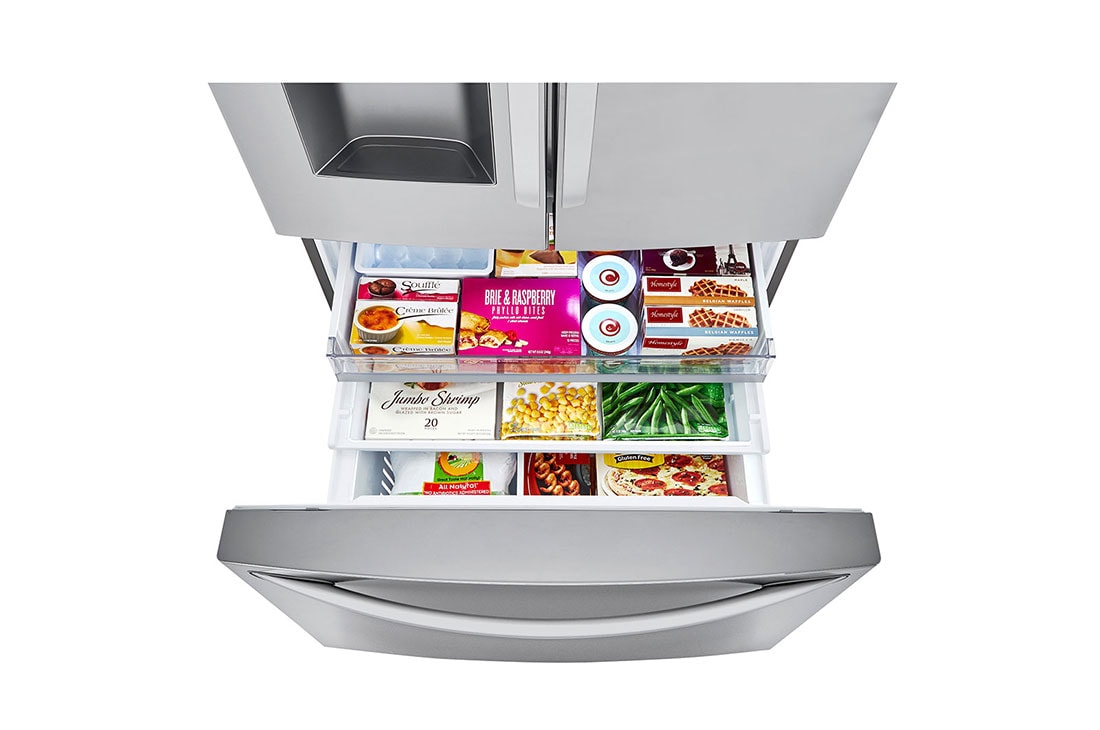 NEW: LRFXC2416S 24 cu. ft. Smart Wi-Fi Enabled Counter-Depth Refrigerator with Craft Ice™ Maker