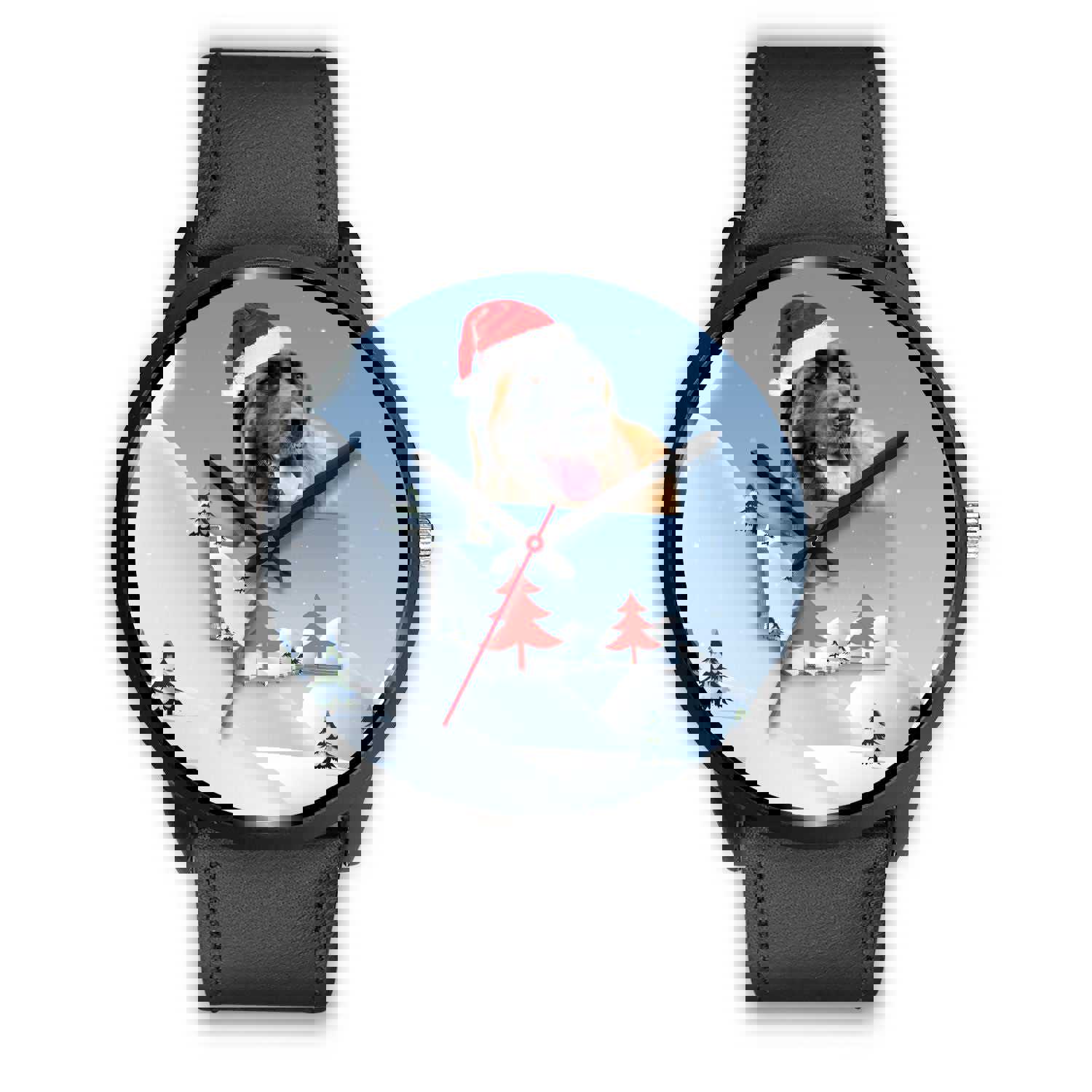 Leonberger Dog Washington Christmas Special Wrist Watch