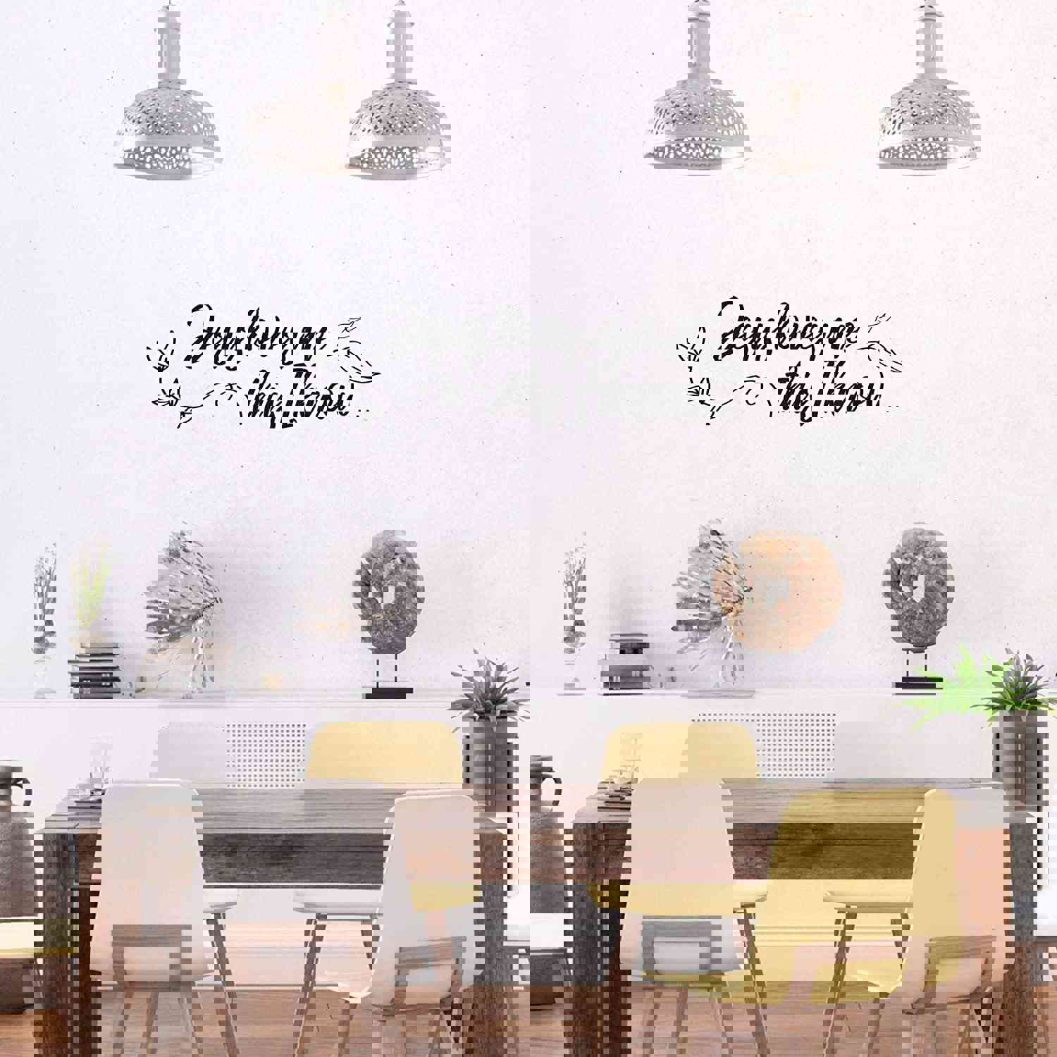 Religious Quotes Vinyl Wall Sticker - Jesus Loves Bible Verse Decal