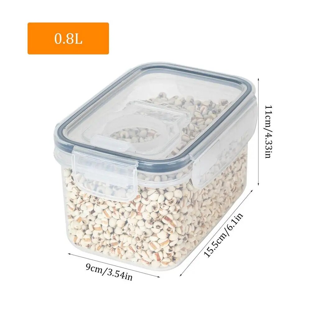 Airtight Grain Storage Container for Kitchen Dry Food Organization