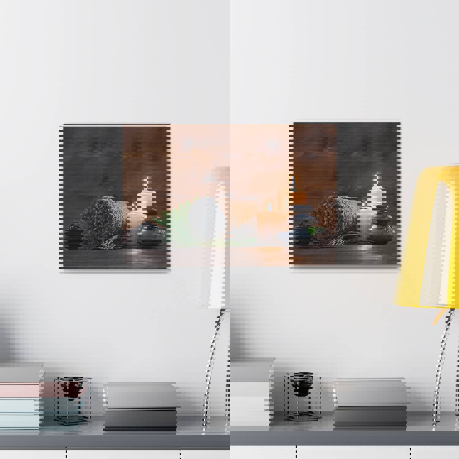 Fern Forest Floral Nature Photography Canvas Wall Art - Ready-to-Hang Home Decor