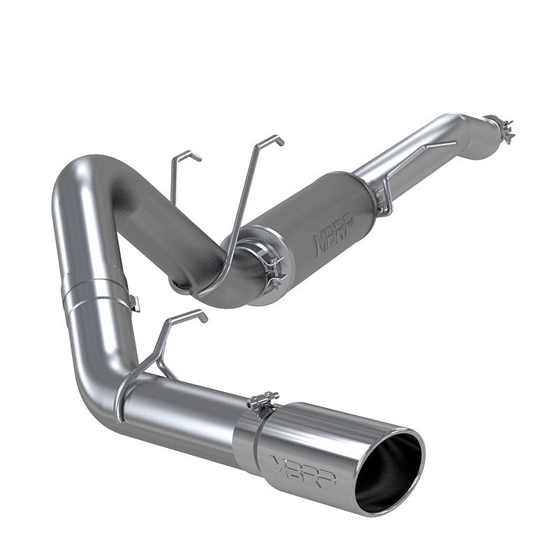 MBRP S5247AL Ford 4 Inch Exhaust Resonator Back Single Side Installer Series For 17-22 Ford F250/F350