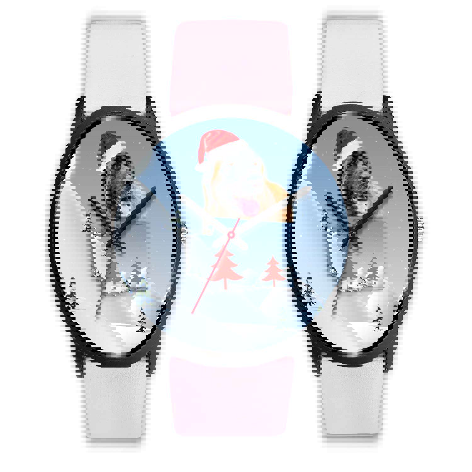 Leonberger Dog Washington Christmas Special Wrist Watch