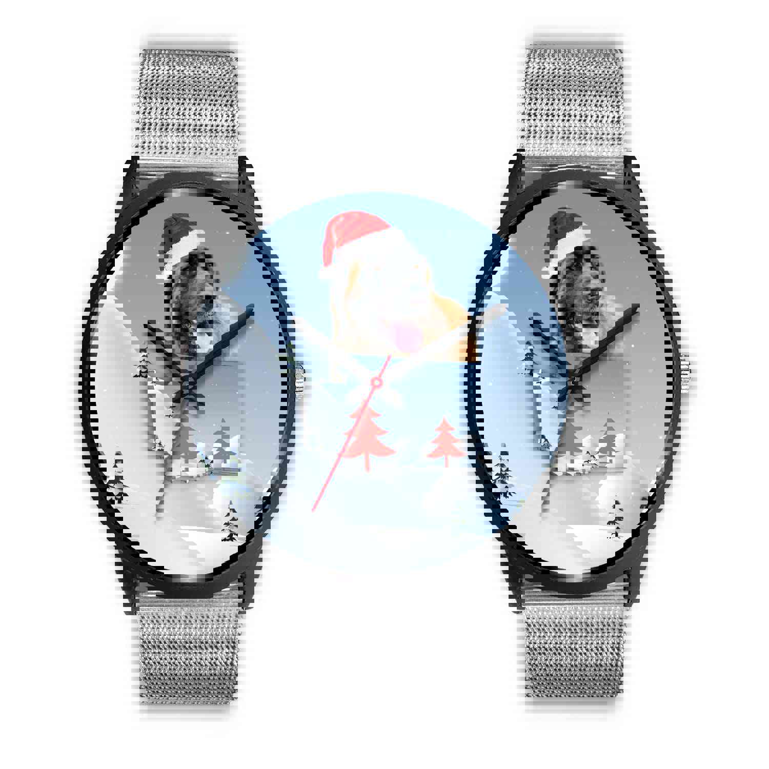 Leonberger Dog Washington Christmas Special Wrist Watch