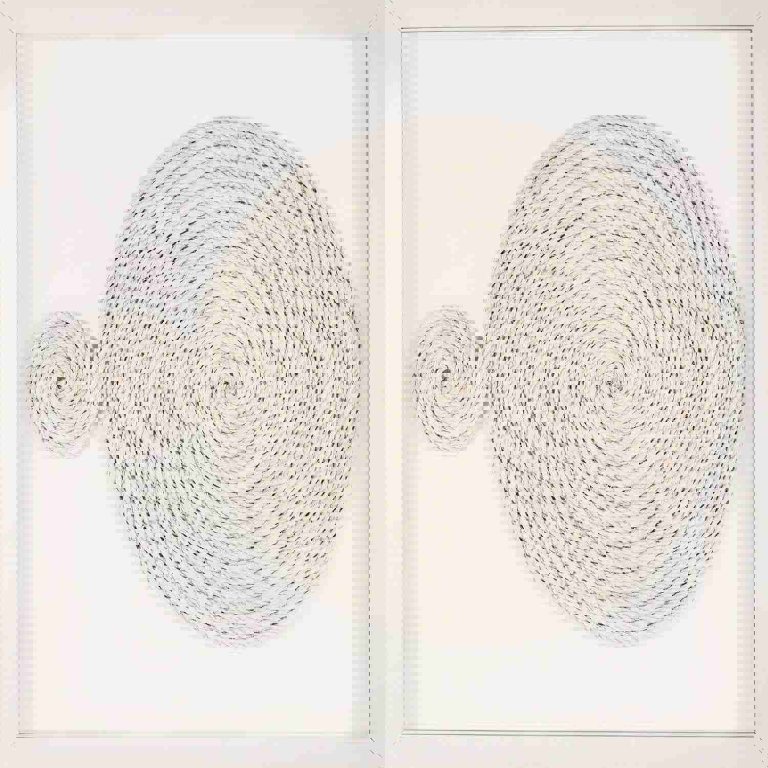 Unwind White Framed Wall Art by Natural Curiosities