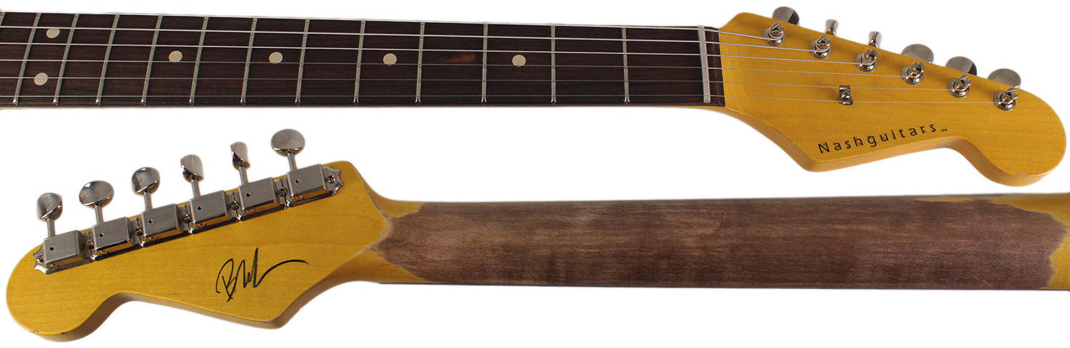 Nash S-63 Guitar, Teal Green Metallic, Light Aging