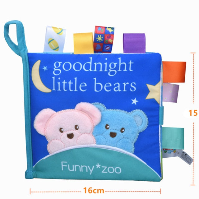 Baby Soft Cloth Book - Early Learning Educational Toy for Toddlers