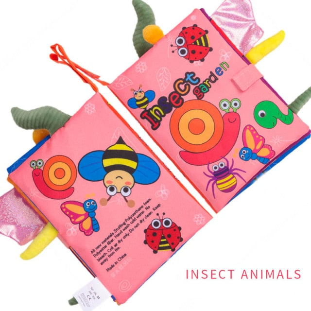 Baby Soft Cloth Book - Early Learning Educational Toy for Toddlers