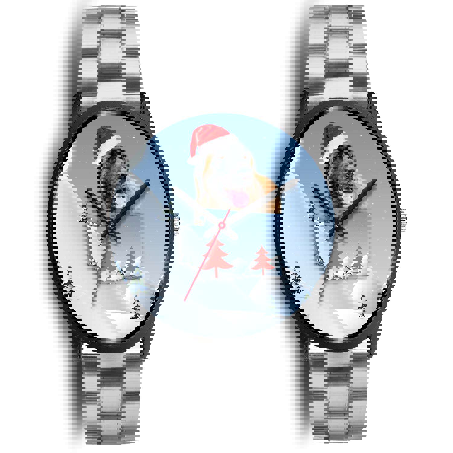 Leonberger Dog Washington Christmas Special Wrist Watch