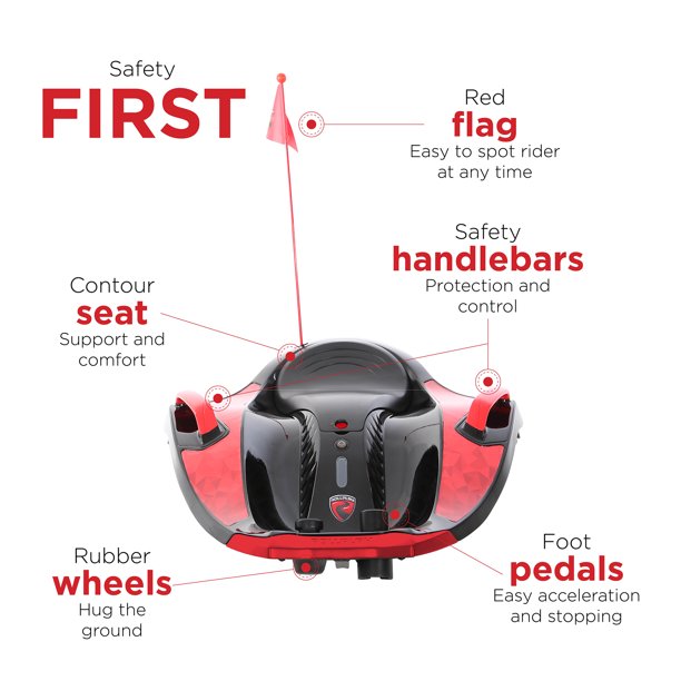 Rollplay 12 Volt Nighthawk Ride On Toy - Battery-Powered Kids Vehicle