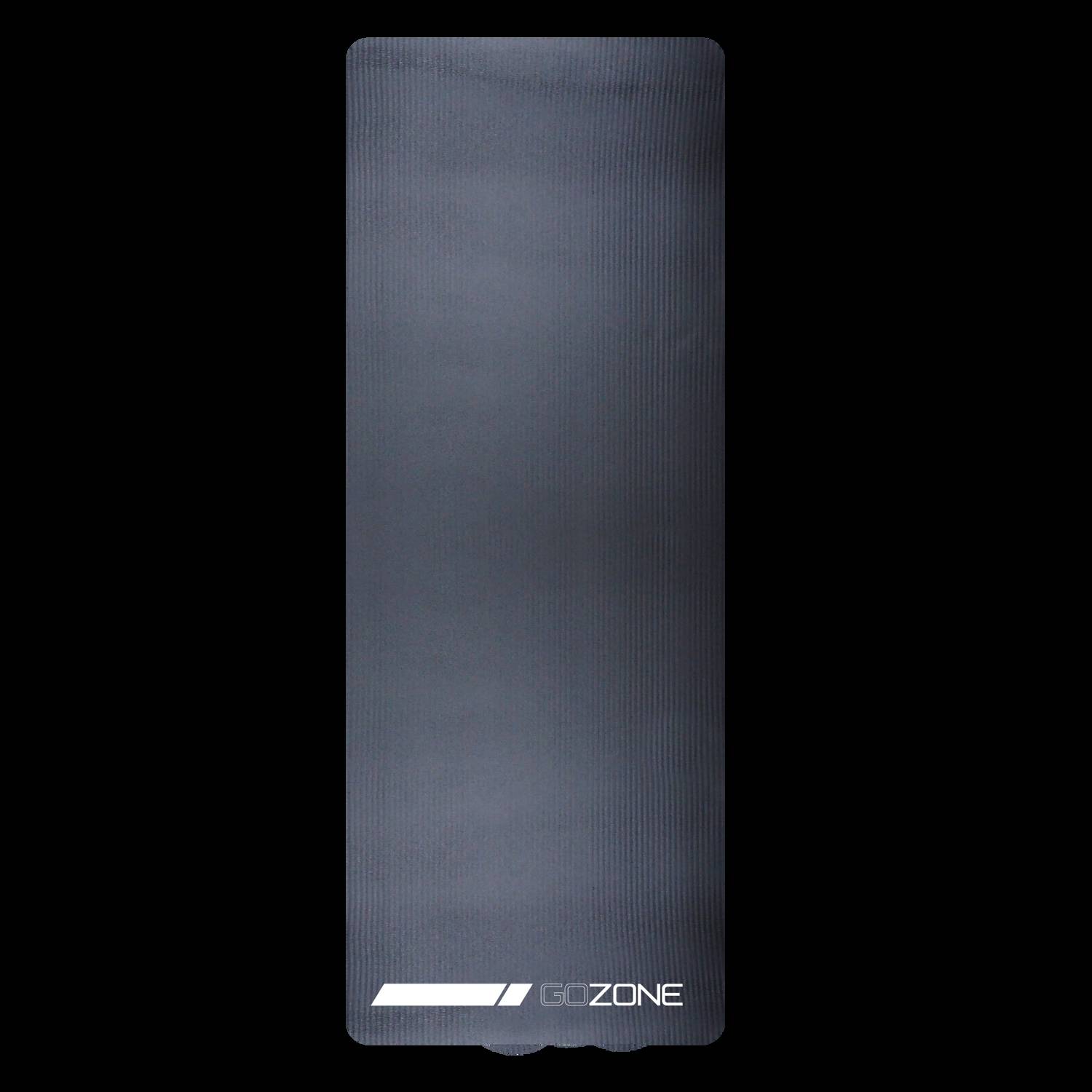 GoZone Fitness Mat with Carry Strap - Blue, Non-Slip Surface for Indoor/Outdoor Use