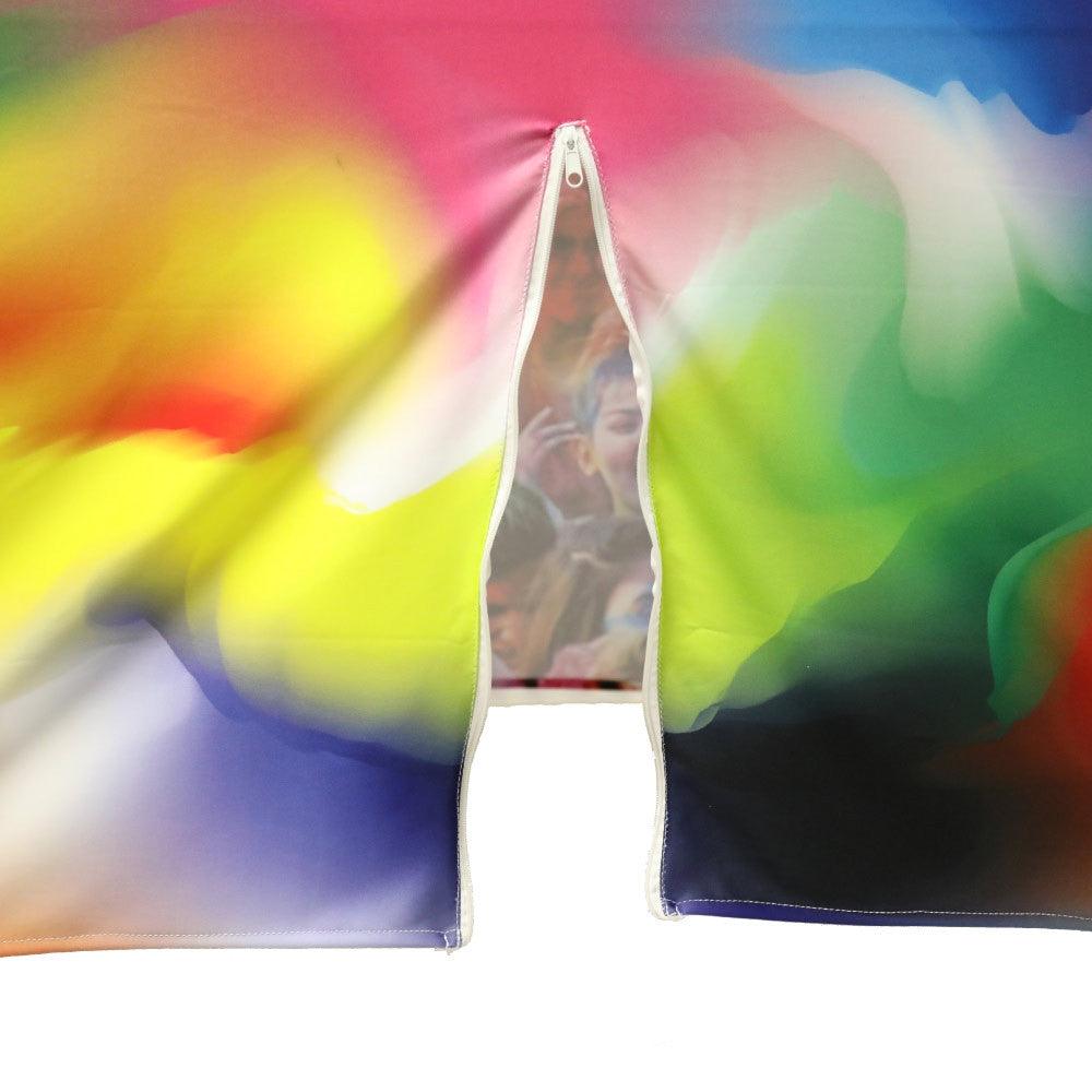 4 Custom Printed Spandex Fitted Table Cover - All Over Print