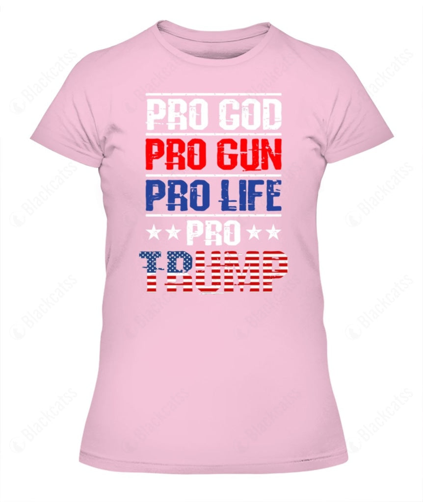 Pro God Gun Life Trump Graphic Apparel
