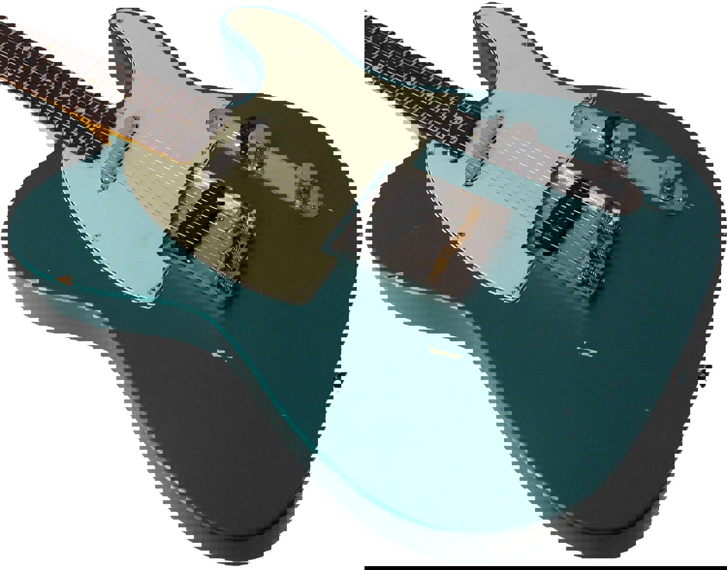 Nash T-63 Guitar, Teal Green Metallic, Light Aging - Vintage Tele Model with Modern Features