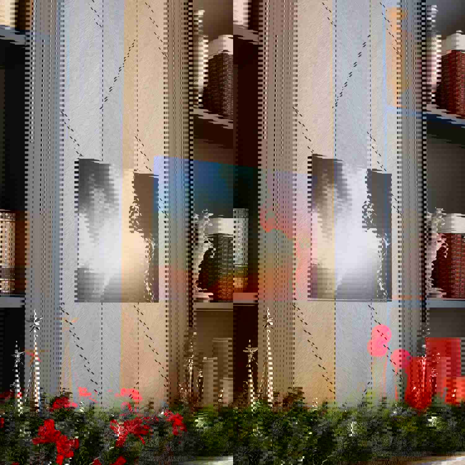 Man Climbing Rock Mountain Nature Wilderness Photography Canvas Wall Art for Home Decor