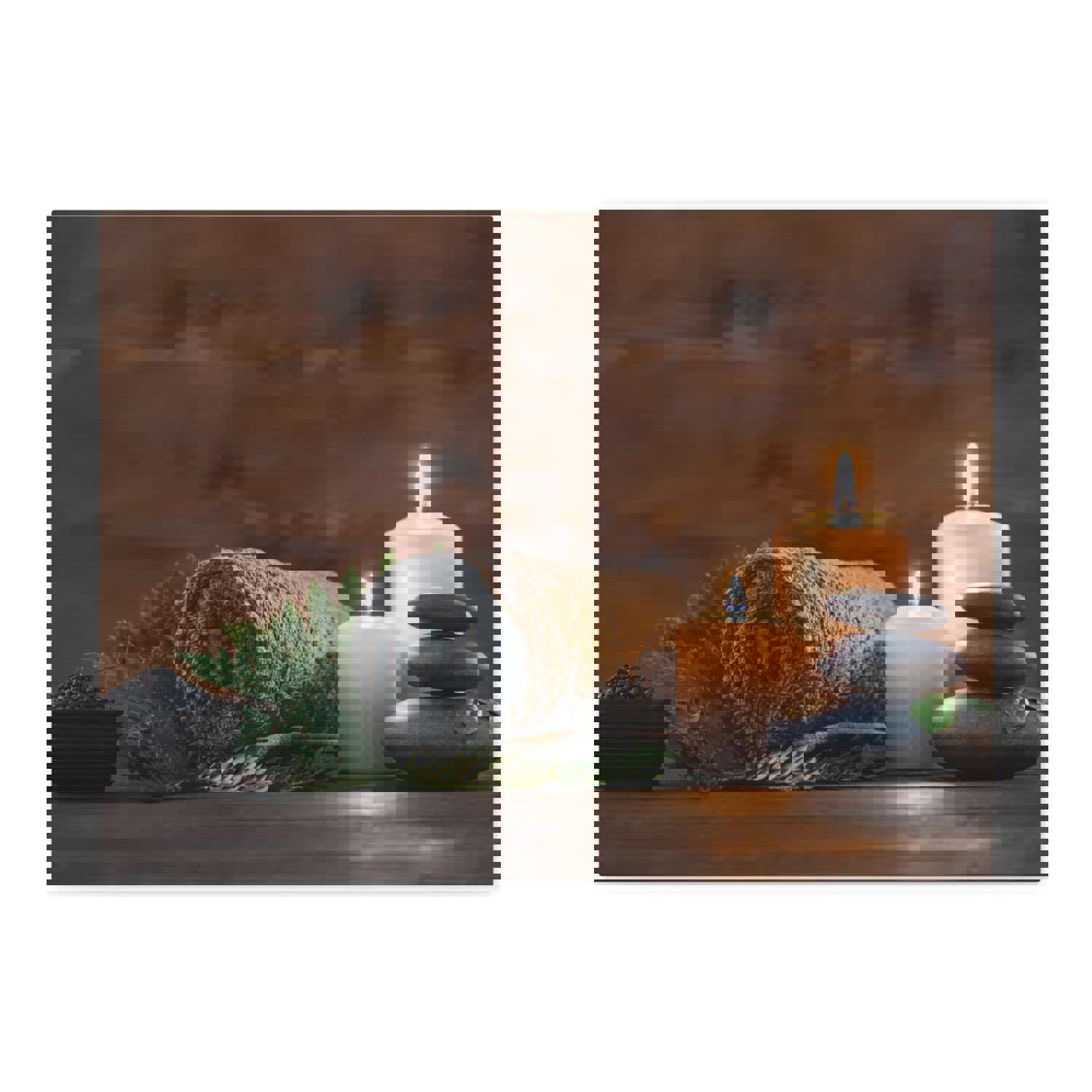 Fern Forest Floral Nature Photography Canvas Wall Art - Ready-to-Hang Home Decor