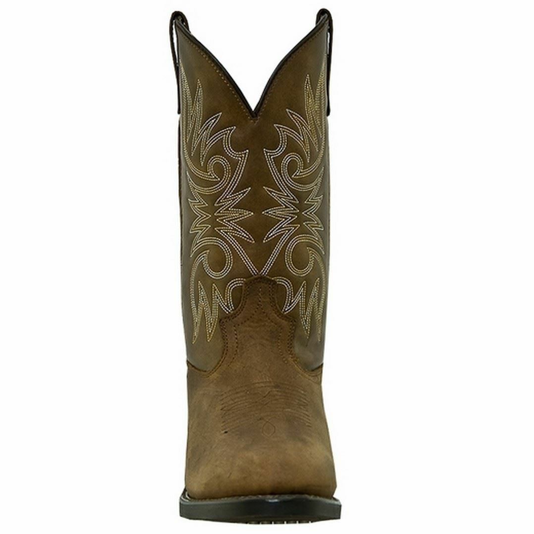 Laredo Mens Tan Distressed 12 Western Boots