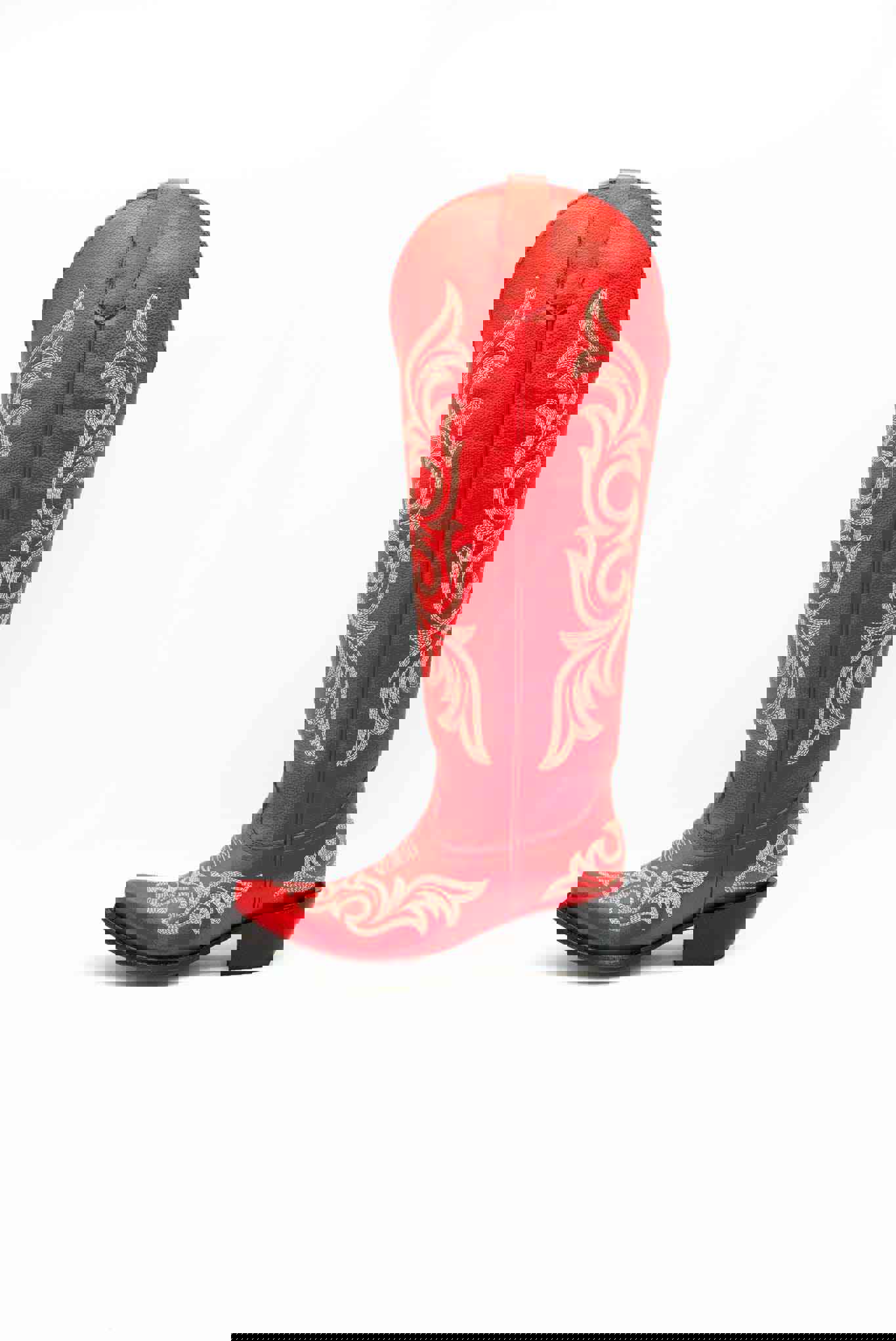 Jenny Tall Cowgirl Boot - Genuine Leather Western Boots