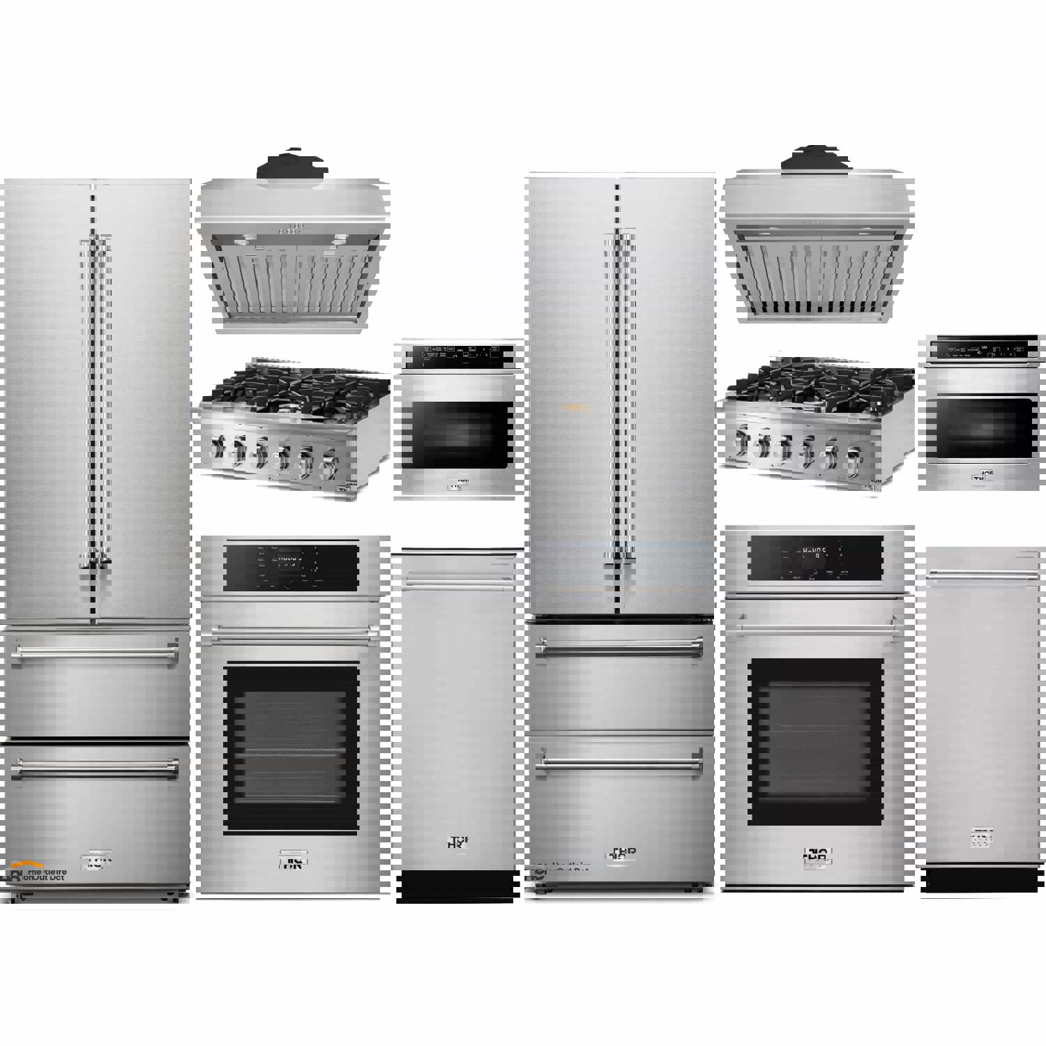 Thor Kitchen 6-Piece Pro Appliance Package - Stainless Steel Kitchen Set