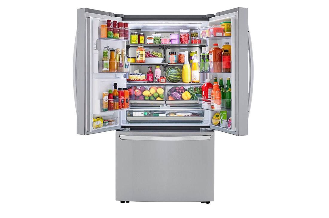 NEW: LRFXC2416S 24 cu. ft. Smart Wi-Fi Enabled Counter-Depth Refrigerator with Craft Ice™ Maker
