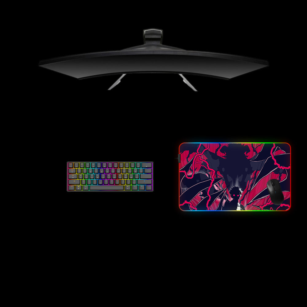 Asta Demon Design RGB Gaming Mouse Pad with LED Lighting
