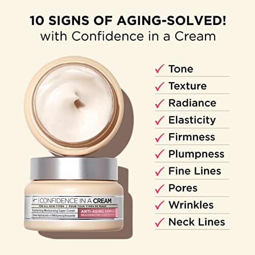 IT Cosmetics Radiance Boosting Best Sellers Skincare Gift Set – 3-Piece Set with Anti-Aging Peptide Eye Cream, Hydrating Face Moisturizer & Facial Cleanser – Vegan Kit with Travel Sizes