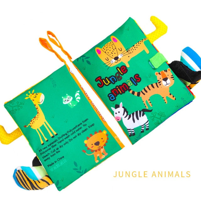 Baby Soft Cloth Book - Early Learning Educational Toy for Toddlers