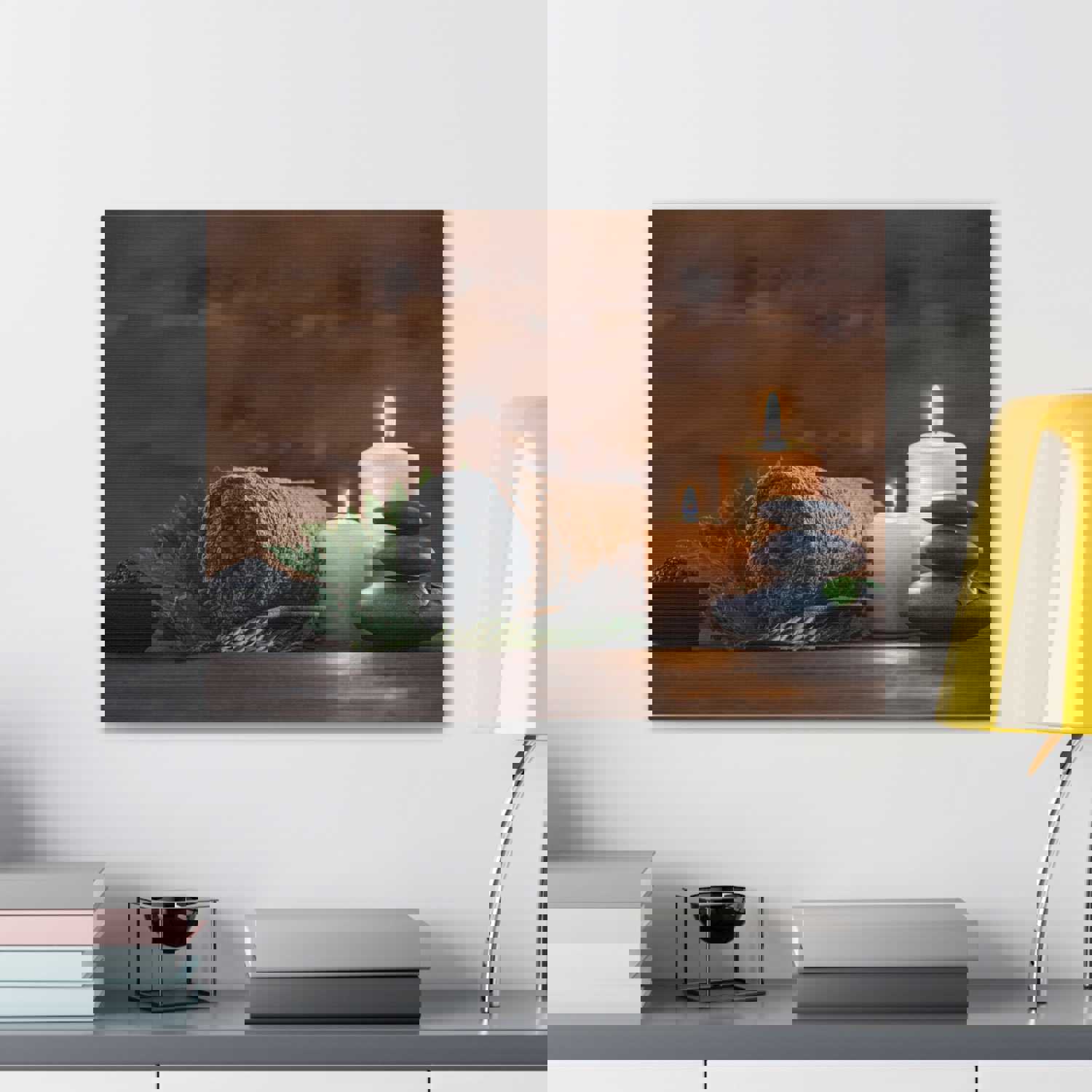 Fern Forest Floral Nature Photography Canvas Wall Art - Ready-to-Hang Home Decor