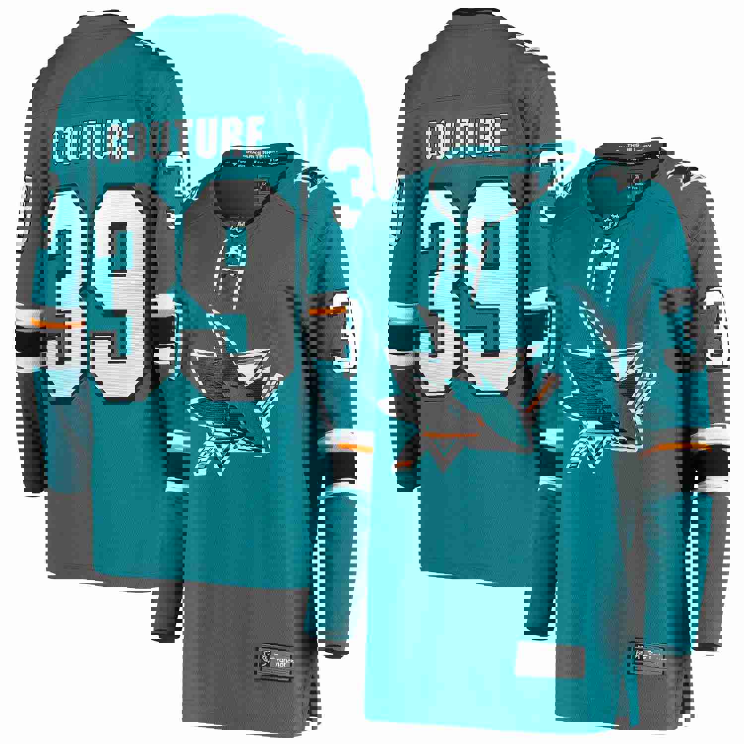 Logan Couture San Jose Sharks Fanatics Branded Women's Breakaway Home Player Jersey - Teal