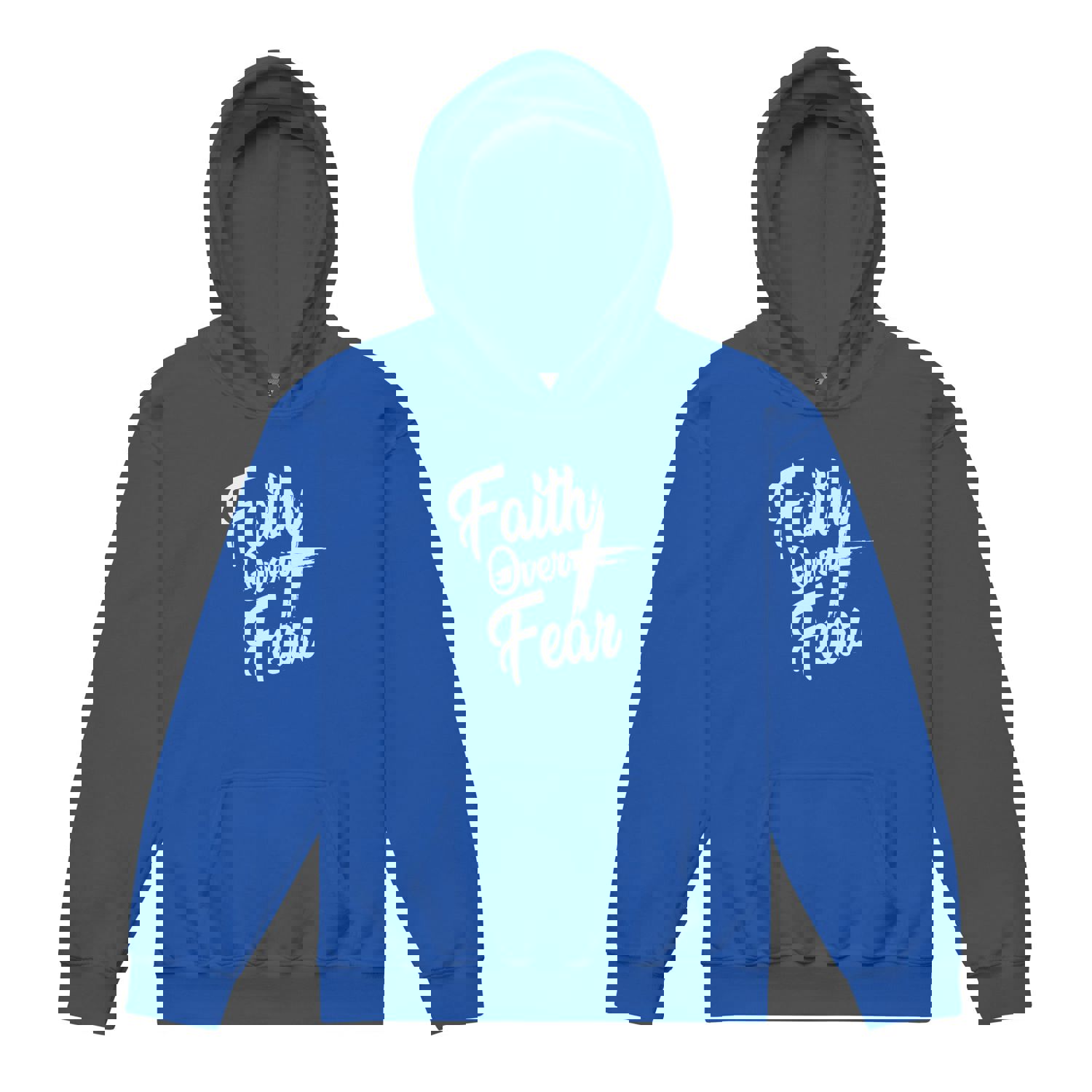 F&H Faith Over Fear Youth Heavy Blend Hoodie