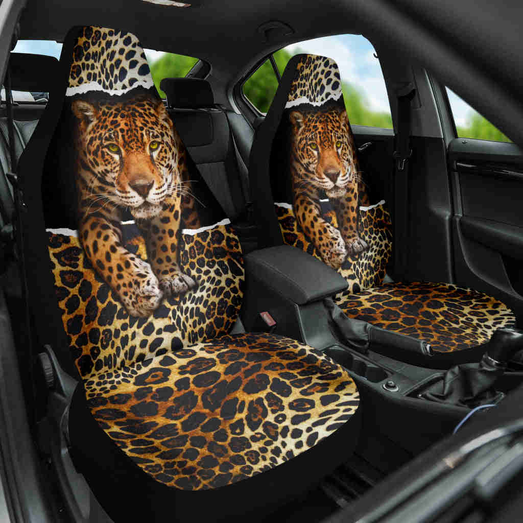 Leopard Wild Car Seat Covers - Premium Custom Fit for Cars and SUVs
