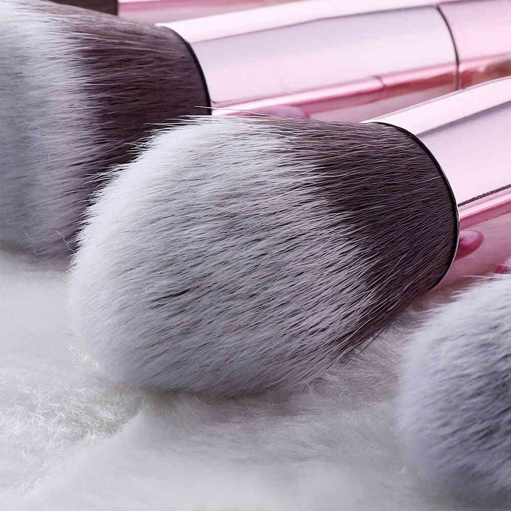 1pc Rose Gold Makeup Brushes Set for Foundation, Powder, Blush, Eyeshadow, Concealer, Lip & Eye Makeup