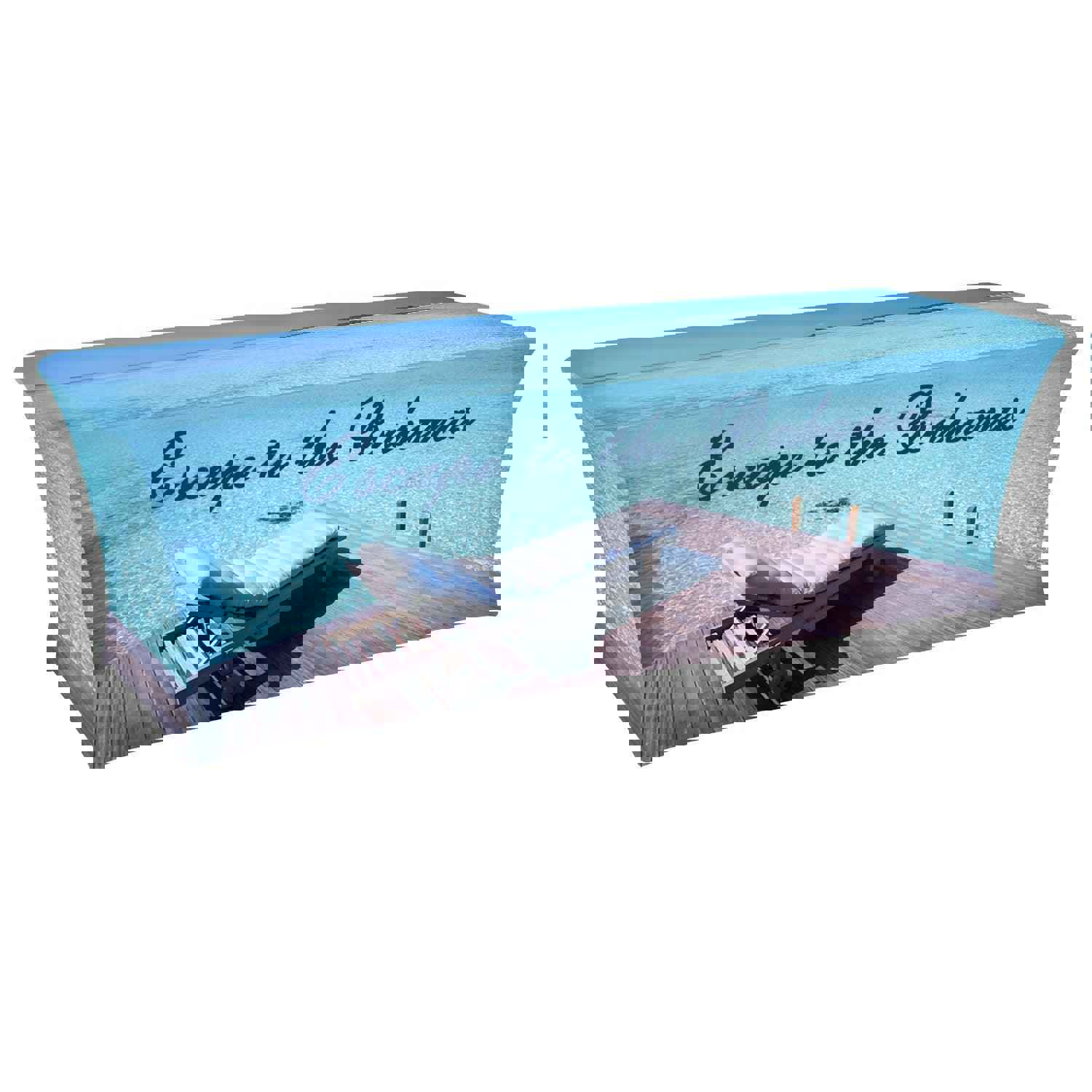 4 Custom Printed Spandex Fitted Table Cover - All Over Print