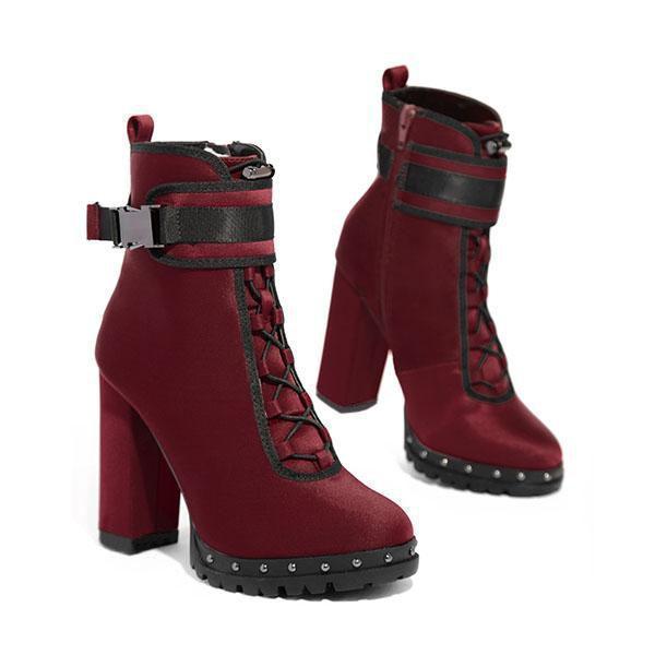 Corashoes Fall Winter High Heel Comfy Boots