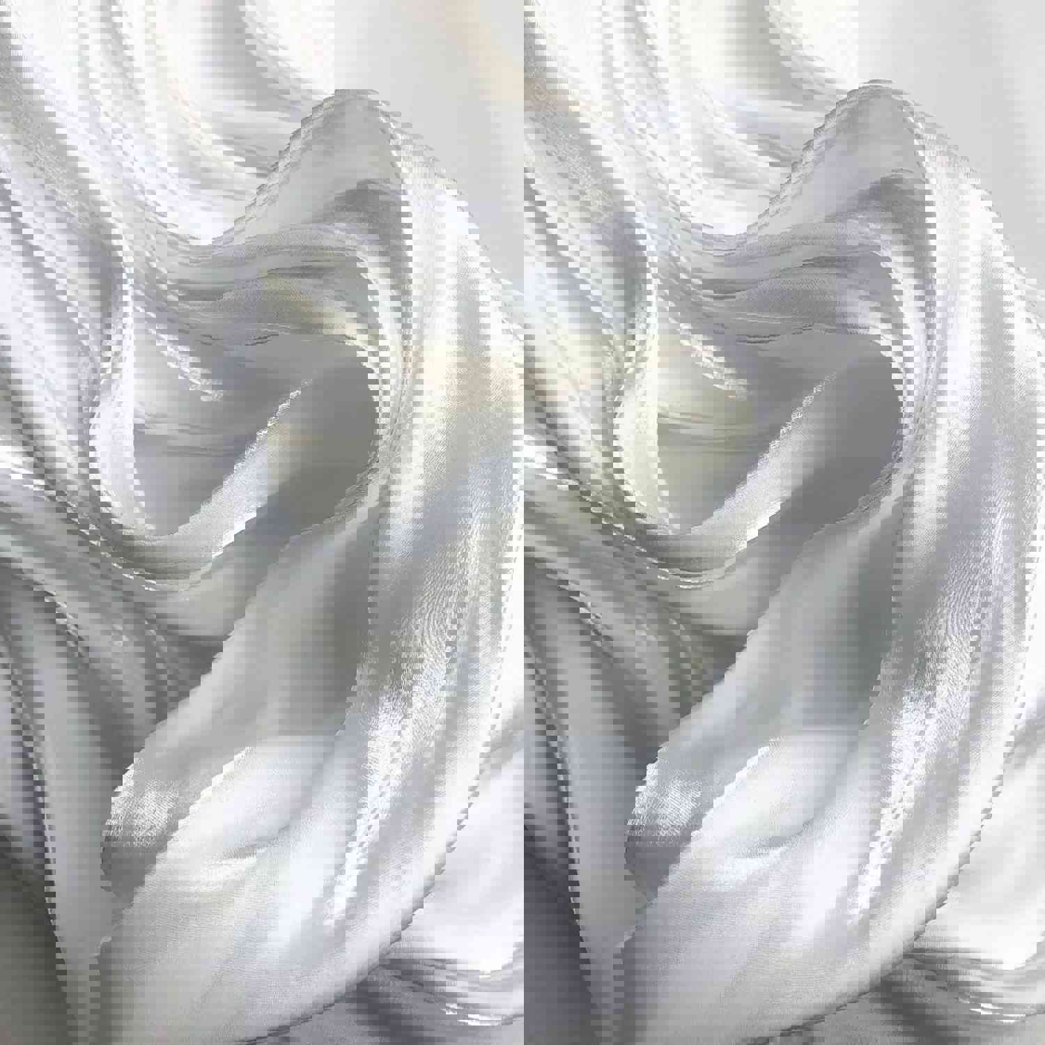 3/5/10m Glossy Silk Gradient Fabric - Shiny Polyester Holographic Dress Material