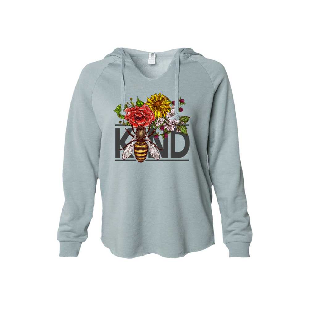 Bee Kind Retro Floral Christian Hoodie
