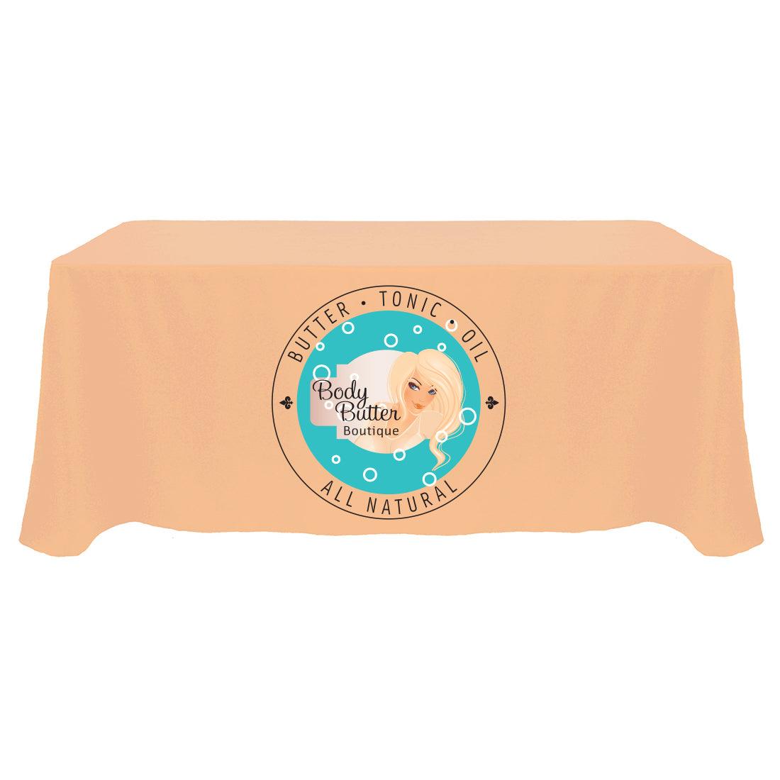 5 Custom Printed Table Throw - Front Panel Print