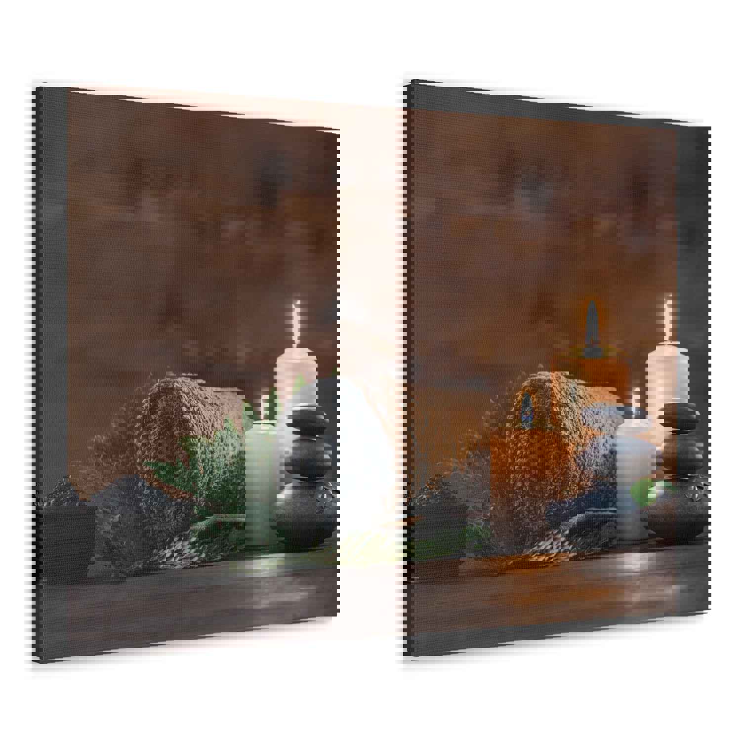 Fern Forest Floral Nature Photography Canvas Wall Art - Ready-to-Hang Home Decor