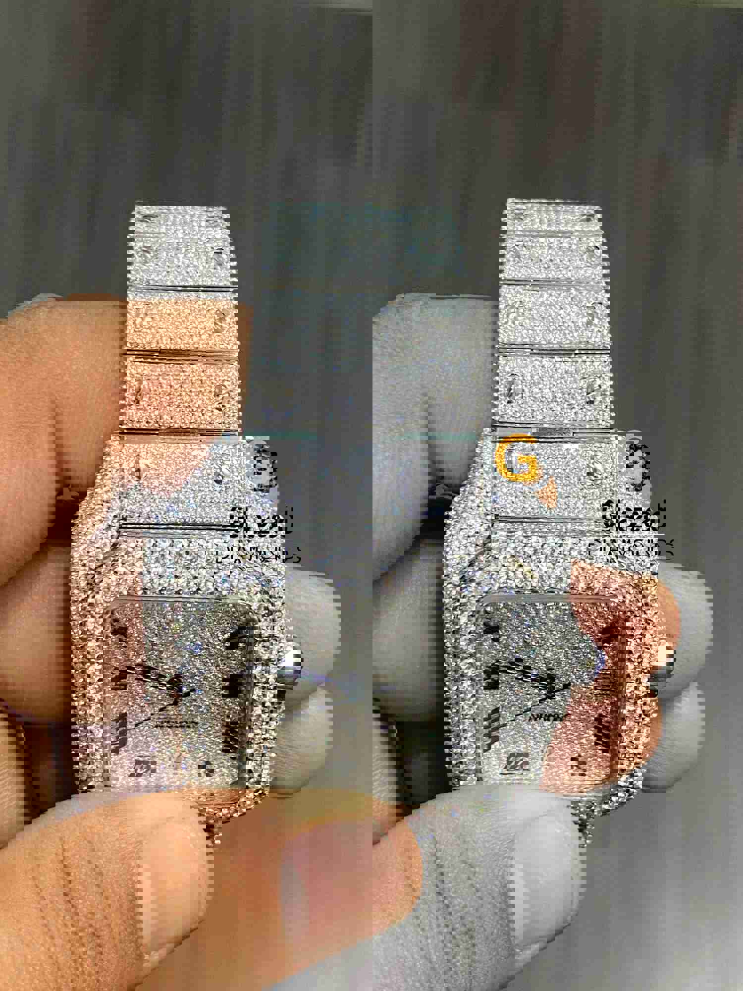 Classic Fully White Iced Out Rapper Hip Hop Moissanite Watch