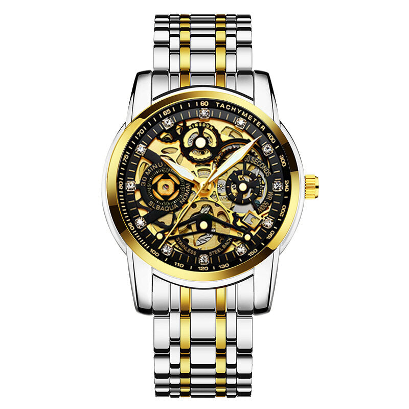 KIMSDUN NEW Fashion Trend Automatic Mechanical Watch for Men - Hollow Design, Sports, Waterproof (Model K-1975A)