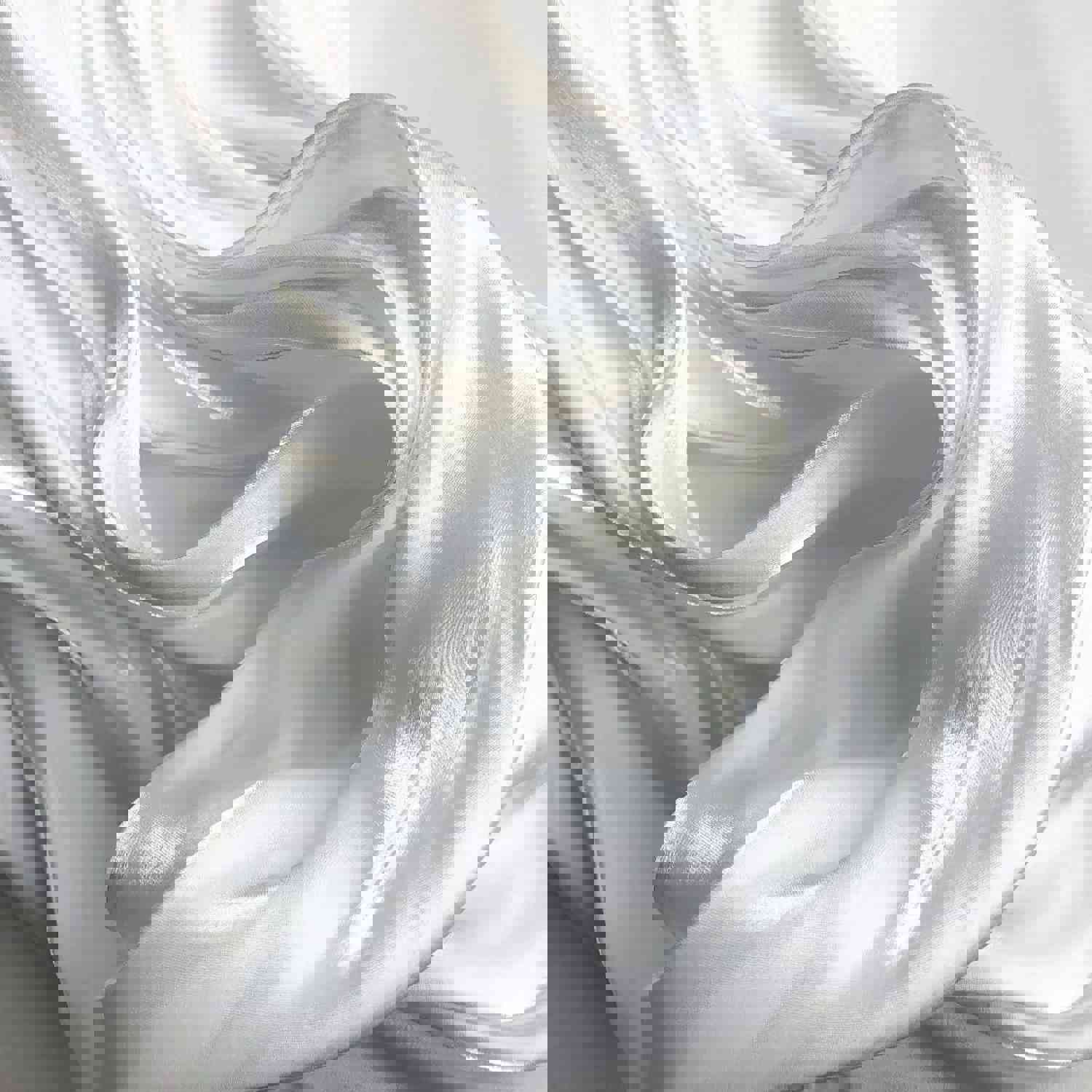 3/5/10m Glossy Silk Gradient Fabric - Shiny Polyester Holographic Dress Material