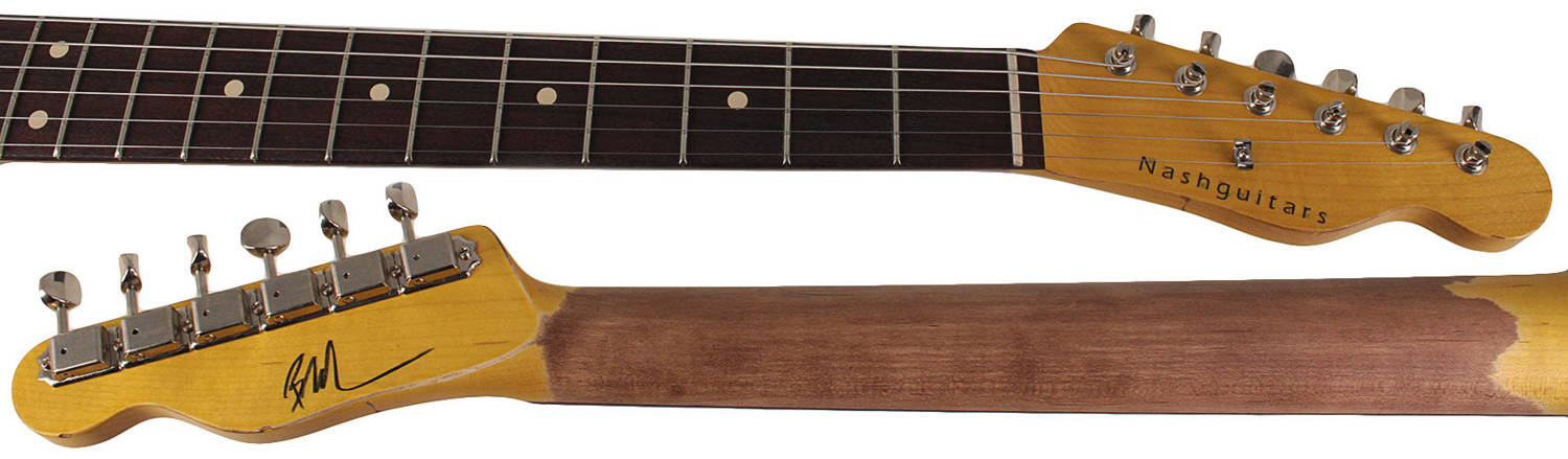 Nash T-63 Guitar, Teal Green Metallic, Light Aging - Vintage Tele Model with Modern Features