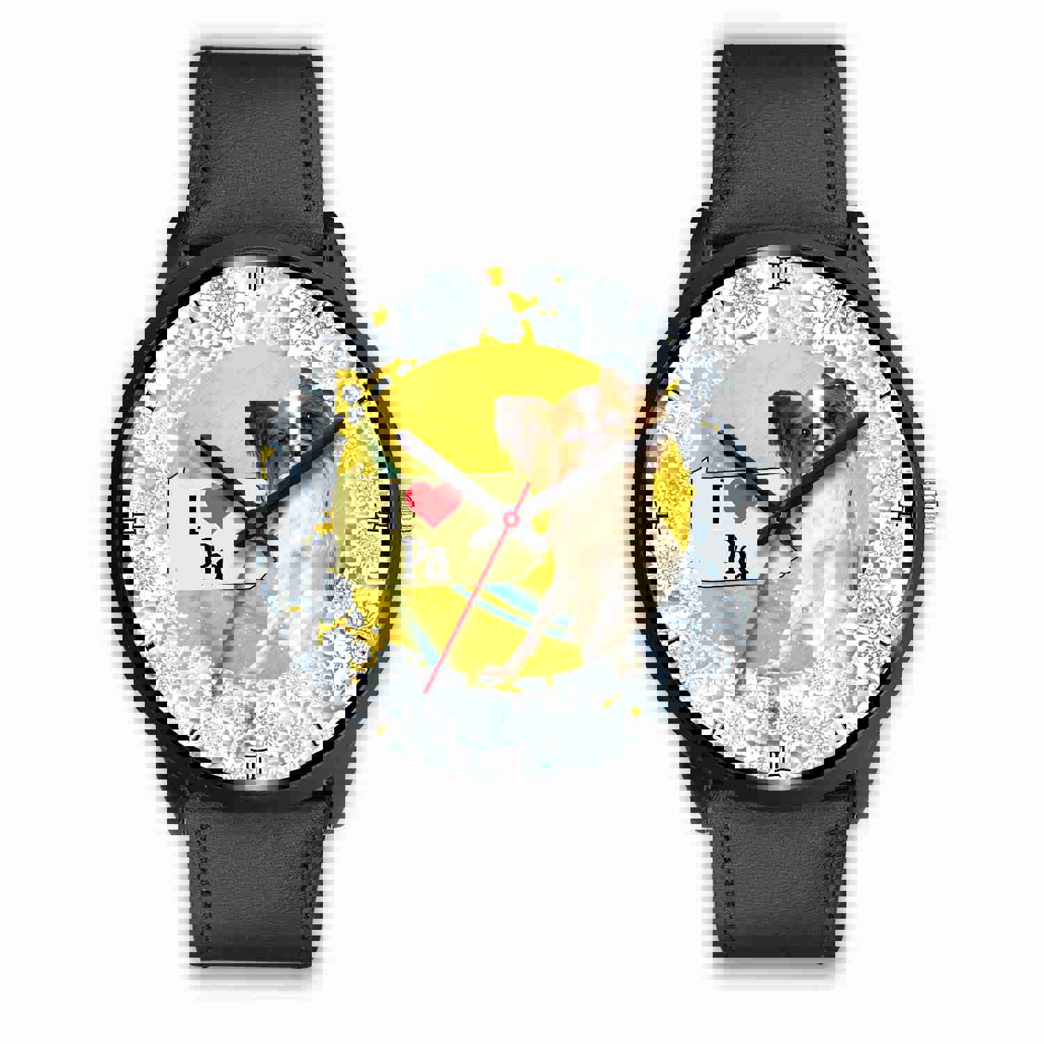 Papillon Dog Pennsylvania Christmas Special Wrist Watch