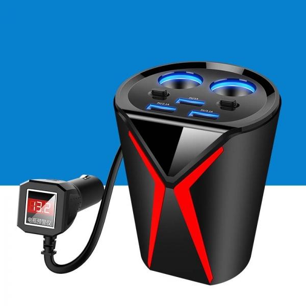3-Port USB Car Charger Adapter for Multiple Devices