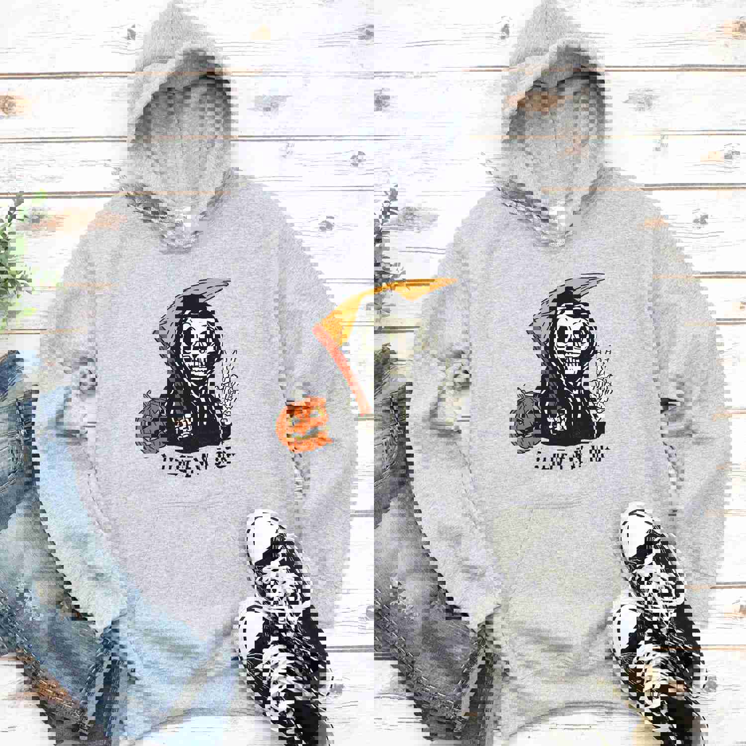 I Love My Job Halloween Hoodie Sweatshirt