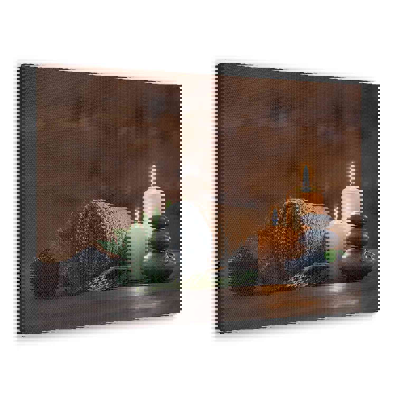 Fern Forest Floral Nature Photography Canvas Wall Art - Ready-to-Hang Home Decor